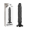 Imagen que nos facilita BASECOCK de su producto erótico BASECOCK - VIBRADOR REALÍSTICO 2-1 NATURAL NEGRO 20 CM -O- 4 CM para nuestra categoría "JUGUETES BIENESTAR |Vibradores|Vibradores Realisticos".