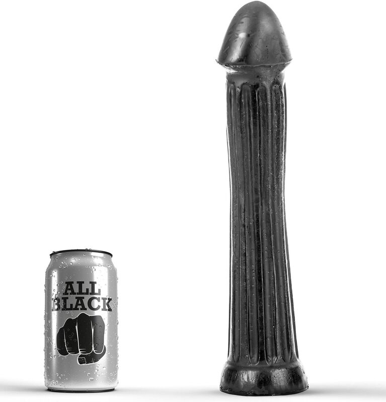 Imagen que nos facilita ALL BLACK de su producto erótico ALL BLACK - PLUG DILDO 31 CM para nuestra categoría "JUGUETES BIENESTAR |Dildos sin Vibración|Penes realisticos".