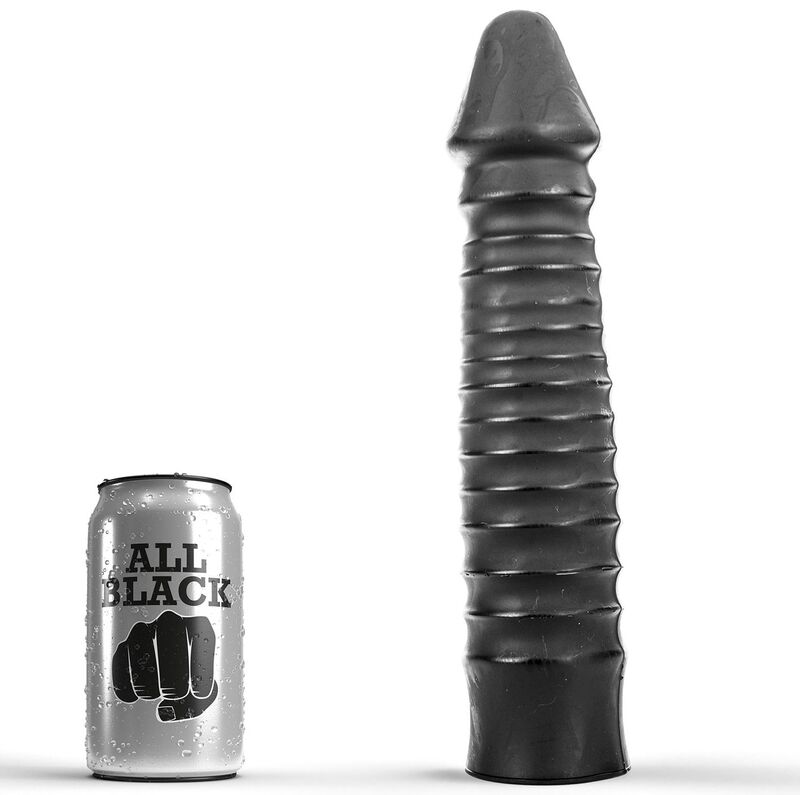 Imagen que nos facilita ALL BLACK de su producto erótico ALL BLACK - DILDO 26 CM para nuestra categoría "JUGUETES BIENESTAR |Anal|Plugs Anales".