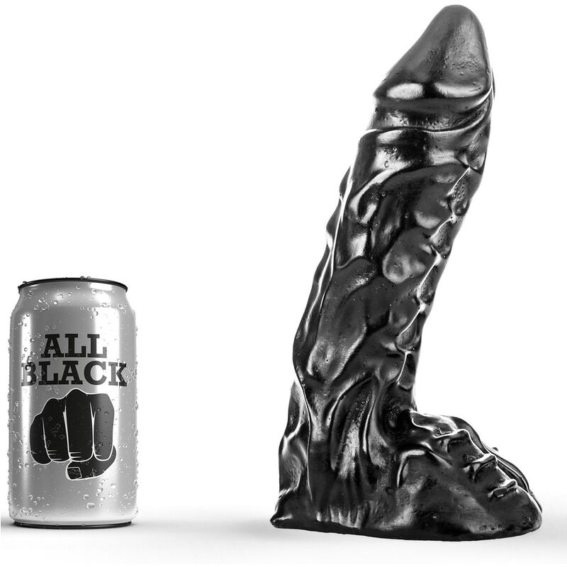 Imagen que nos facilita ALL BLACK de su producto erótico ALL BLACK - DILDO 23 CM para nuestra categoría "JUGUETES BIENESTAR |Dildos sin Vibración|Penes realisticos".