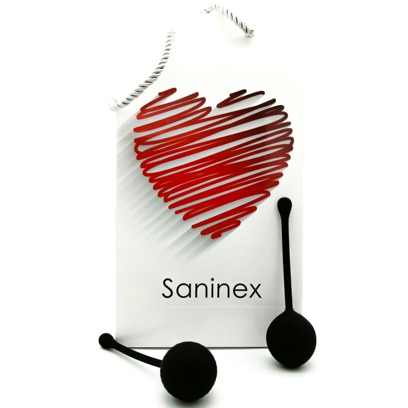 Imagen que nos facilita SANINEX SEXTOYS de su producto erótico SANINEX - CLEVER BOLA NEGRA para nuestra categoría "JUGUETES BIENESTAR |Juguetes para Mujeres|Bolas Chinas|Bolas Basicas".