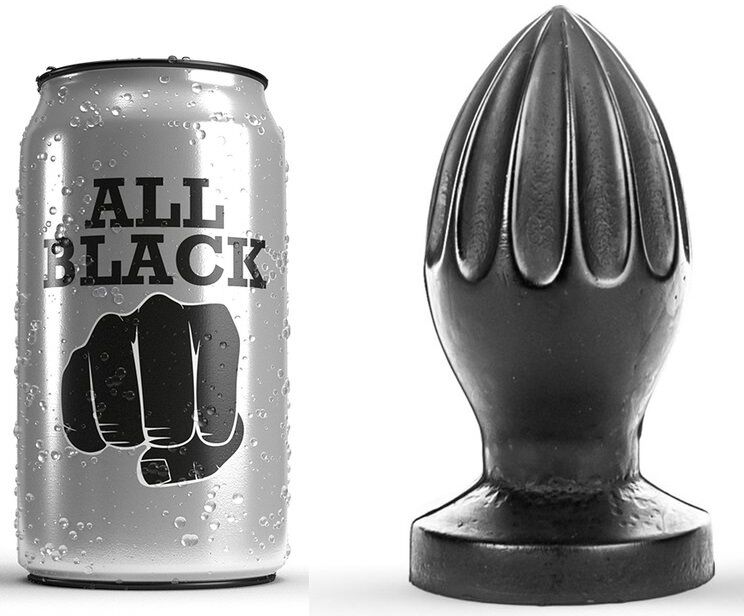 Imagen que nos facilita ALL BLACK de su producto erótico ALL BLACK - PLUG ANAL 12 CM para nuestra categoría "JUGUETES BIENESTAR |Anal|Plugs Anales".