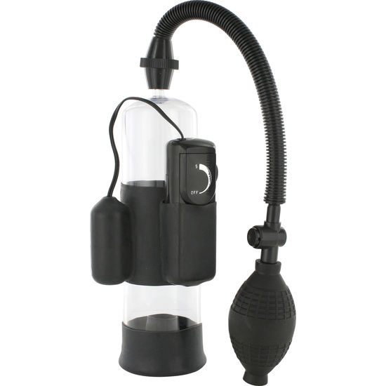Imagen que nos facilita SEVEN CREATIONS de su producto erótico SEVEN CREATIONS - BOMBA DE ERECCIÓN PARA EL PENE CON VIBRADOR para nuestra categoría "JUGUETES BIENESTAR |Juguetes para Hombres|Accesorios para el pene|Bomba Alargadora Pene".