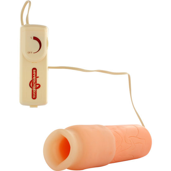 Imagen que nos facilita SEVEN CREATIONS de su producto erótico SEVEN CREATIONS - ORO MASTURBADOR CON VIBRACIÓN para nuestra categoría "JUGUETES BIENESTAR |Juguetes para Hombres|Vaginas con vibración".