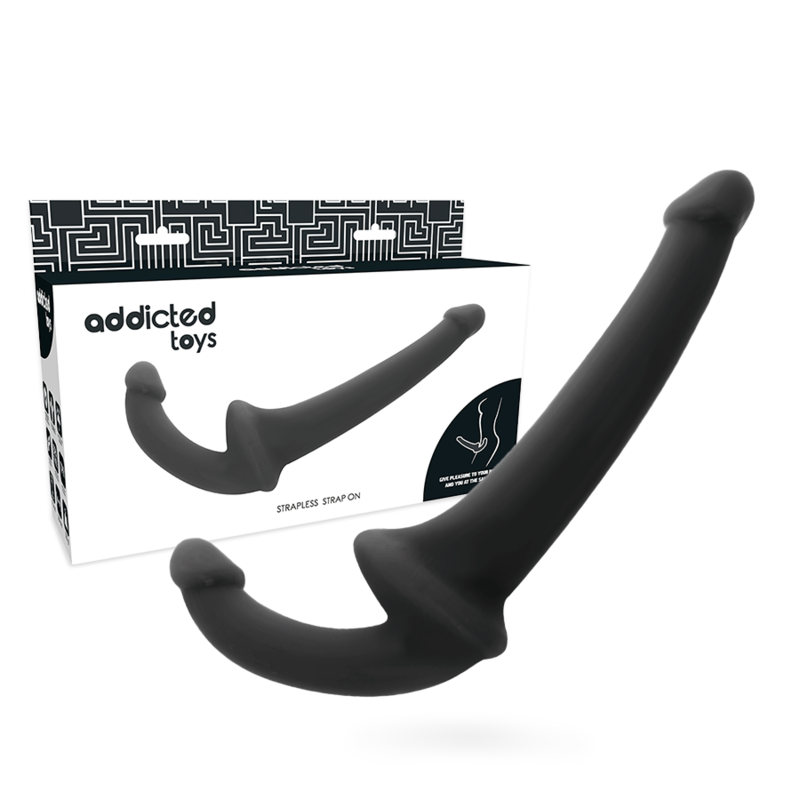 Imagen que nos facilita ADDICTED TOYS de su producto erótico ADDICTED TOYS - DILDO CON ARNÉS SIN SUJECIÓN NEGRO para nuestra categoría "JUGUETES BIENESTAR |Arneses|Arneses sin Vibración".