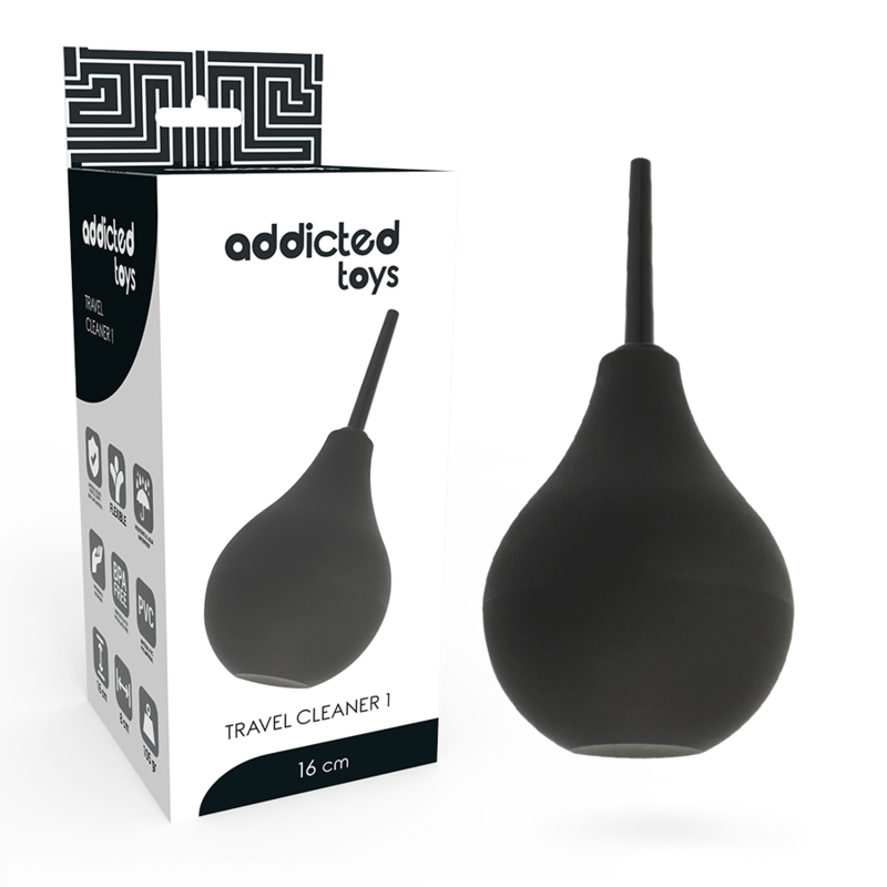 Imagen que nos facilita ADDICTED TOYS de su producto erótico ADDICTED TOYS - LIMPIADOR ANAL NEGRO para nuestra categoría "DROGUERÍA |Desinfección  y Mantenimiento |Limpieza íntima".