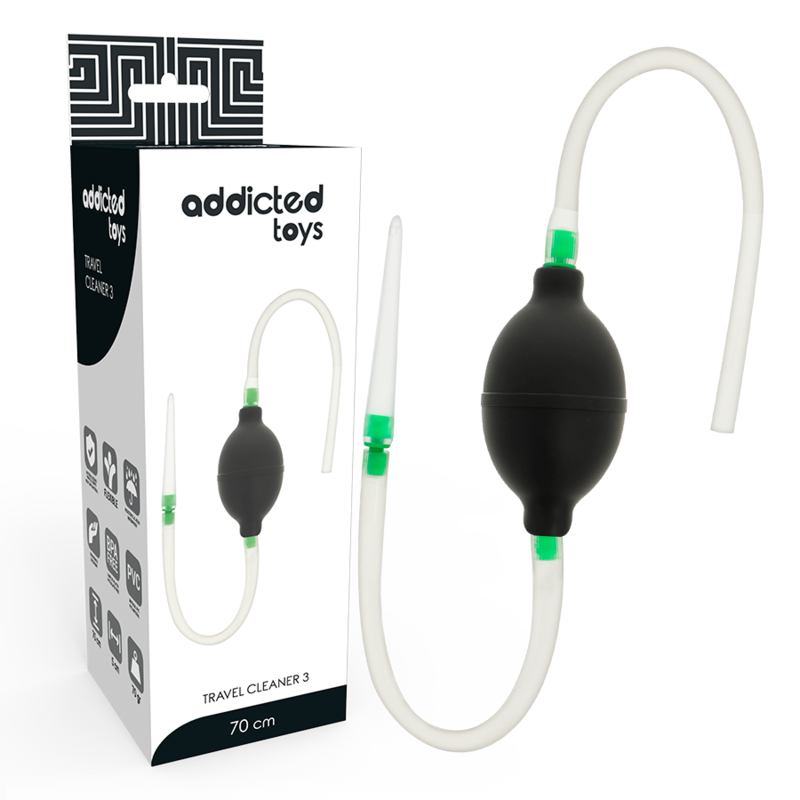 Imagen que nos facilita ADDICTED TOYS de su producto erótico ADDICTED TOYS - KIT ENEMA NEGRO para nuestra categoría "DROGUERÍA |Desinfección  y Mantenimiento |Limpieza íntima".