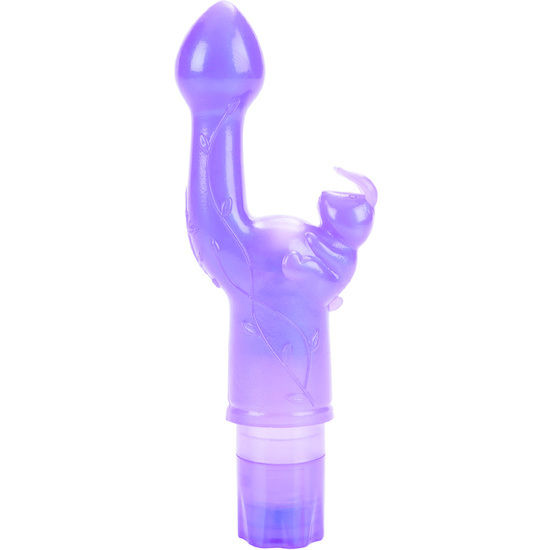 Imagen que nos facilita CALEXOTICS de su producto erótico CALEXOTICS - THE ORIGINAL CONEJITO VIBRADOR KISS LILA para nuestra categoría "JUGUETES BIENESTAR |Vibradores|Vibradores Punto G".