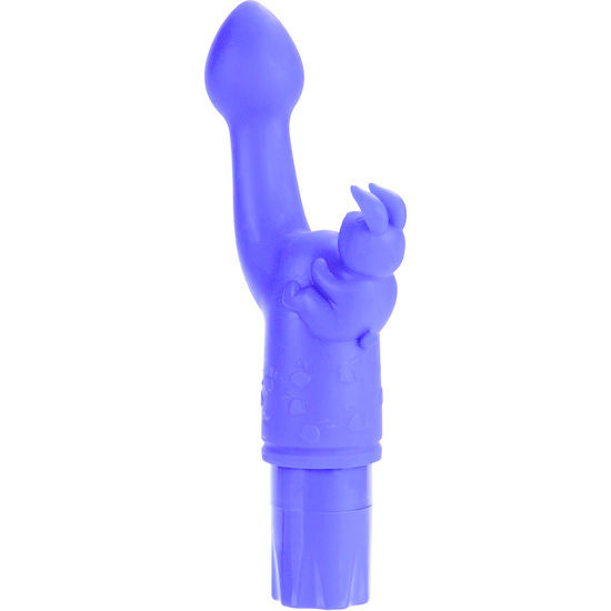 Imagen que nos facilita CALEXOTICS de su producto erótico CALEXOTICS - SILICONE CONEJITO VIBRADOR KISS LILA para nuestra categoría "JUGUETES BIENESTAR |Vibradores|Vibradores Rabbit".