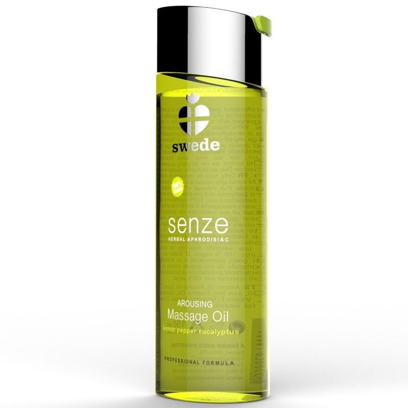 Imagen que nos facilita SWEDE de su producto erótico SWEDE - HERBAL APHRODISIAC ACEITE MASAJE AROUSING 150 ML para nuestra categoría "DROGUERÍA |Para Masajes|Aceites con Sabores".