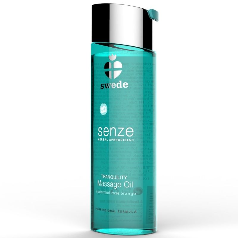 Imagen que nos facilita SWEDE de su producto erótico SWEDE - HERBAL APHRODISIAC ACEITE MASAJE TRANQUILITY 150 ML para nuestra categoría "DROGUERÍA |Para Masajes|Aceites con Sabores".