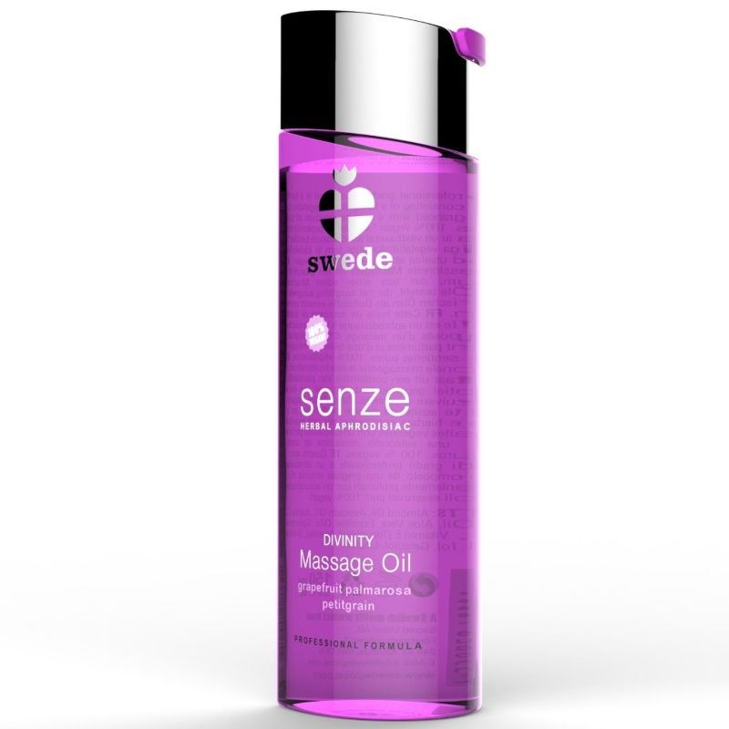 Imagen que nos facilita SWEDE de su producto erótico SWEDE - HERBAL APHRODISIAC ACEITE MASAJE DIVINITY 150 ML para nuestra categoría "DROGUERÍA |Para Masajes|Aceites con Sabores".