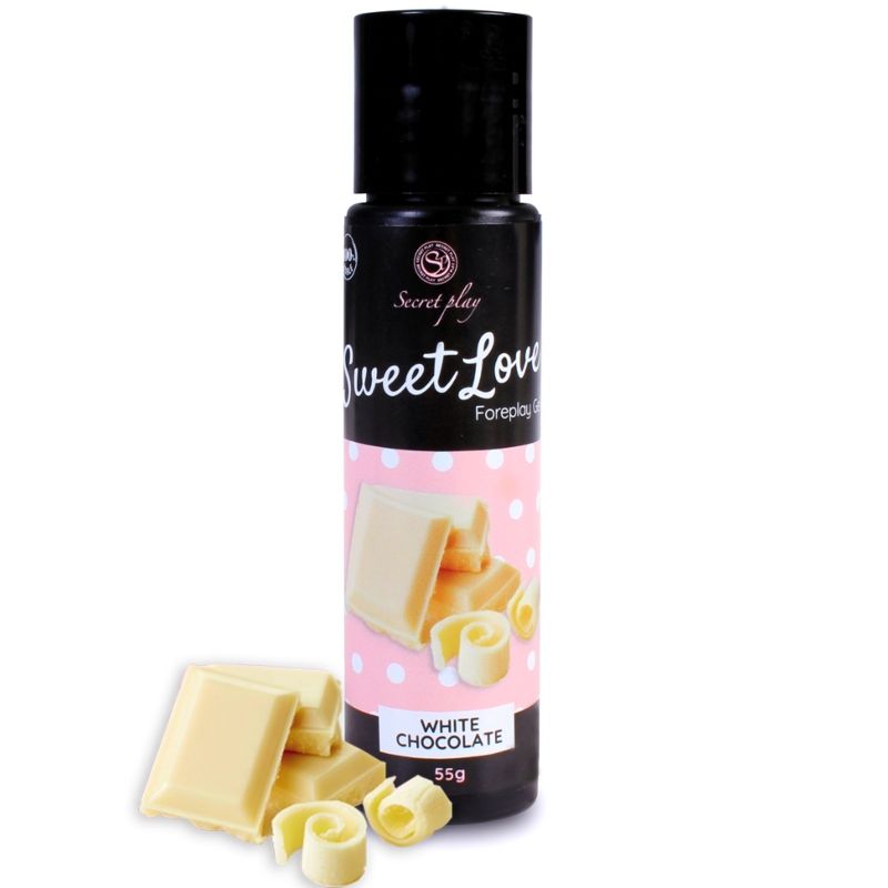 Imagen que nos facilita SECRETPLAY COSMETIC de su producto erótico SECRETPLAY - GEL SWEET LOVE CHOCOLATE BLANCO 60 ML para nuestra categoría "DROGUERÍA |Lubricantes|Con deliciosos Sabores".