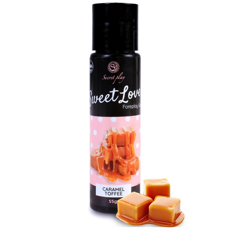 Imagen que nos facilita SECRETPLAY COSMETIC de su producto erótico SECRETPLAY - GEL SWEET LOVE CARAMELO 60 ML para nuestra categoría "DROGUERÍA |Lubricantes|Con deliciosos Sabores".