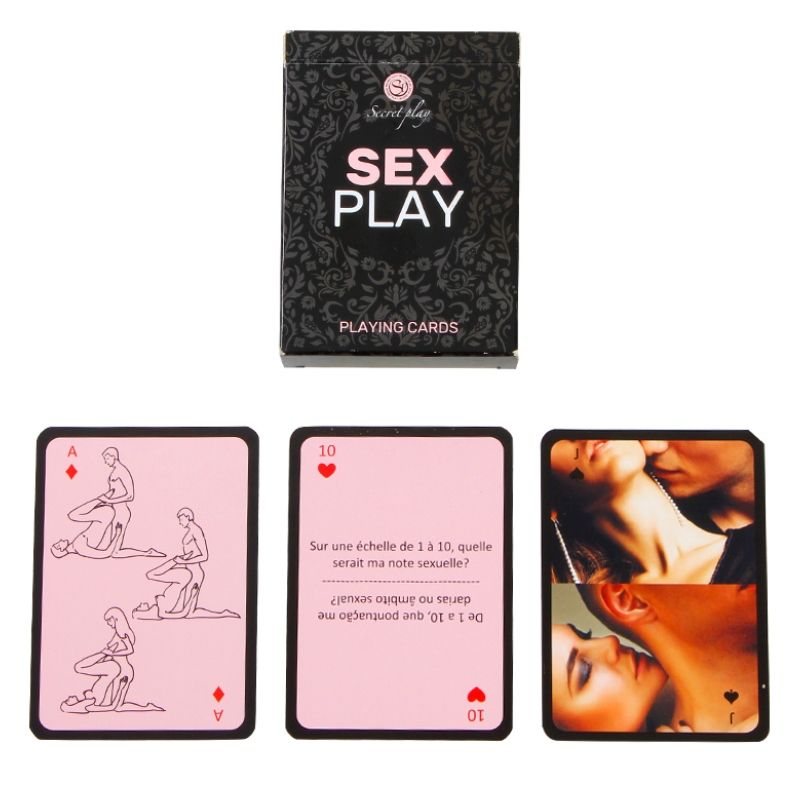 Imagen que nos facilita SECRETPLAY 100% GAMES de su producto erótico SECRETPLAY - JUEGO DE CARTAS SEX PLAY (FR/PT) para nuestra categoría "JUEGOS |Juegos de cartas".