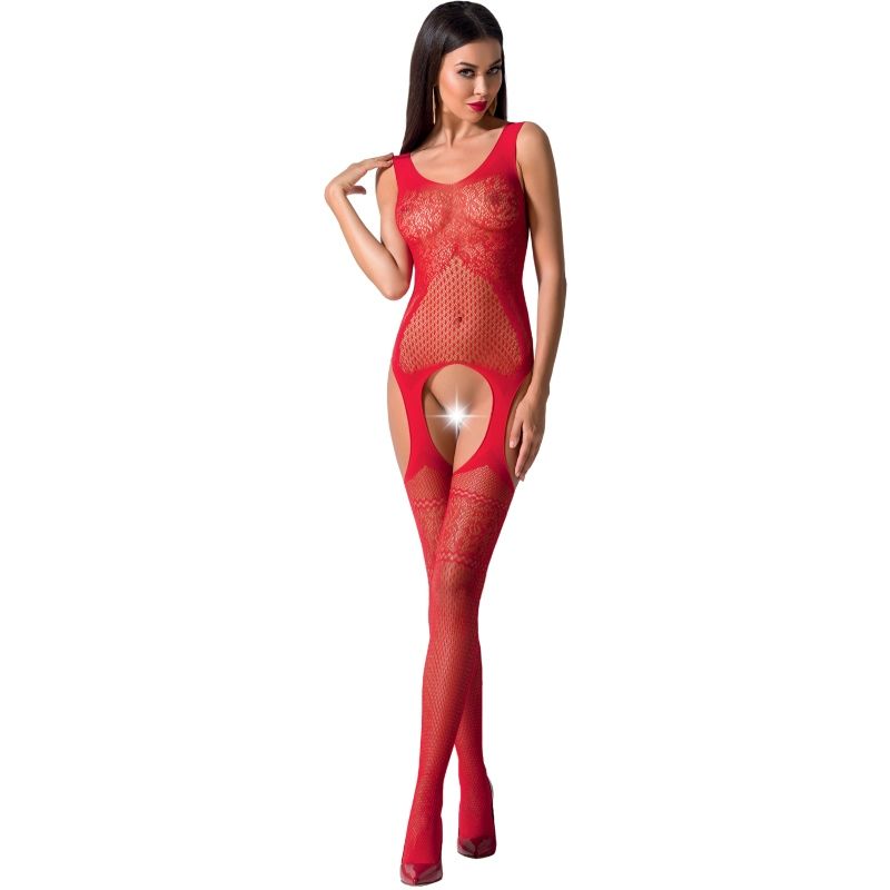 Imagen que nos facilita PASSION WOMAN de su producto erótico PASSION - WOMAN BS061 BODYSTOCKING ROJO TALLA ÚNICA para nuestra categoría "MODA & LENCERÍA|Lencería Mujer|Lencería Picante|Bodystocking".