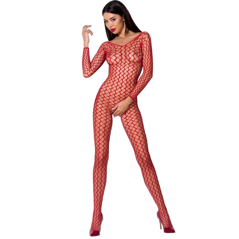 Imagen que nos facilita PASSION WOMAN de su producto erótico PASSION - WOMAN BS068 BODYSTOCKING ROJO TALLA ÚNICA para nuestra categoría "MODA & LENCERÍA|Lencería Mujer|Lencería Picante|Bodystocking".