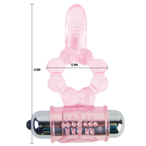 Imagen que nos facilita BAILE FOR HIM de su producto erótico BAILE - ANILLO SILICONA 10 RITMOS LENGUA CON VIBRACIÓN ROSA para nuestra categoría "JUGUETES BIENESTAR |Juguetes para Hombres|Accesorios para el pene|Anillos Pene|Anillos con Vibración".