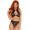 Imagen que nos facilita LEG AVENUE SETS de su producto erótico LEG AVENUE - SET DOS PIEZAS PANTIES Y TOP CUELLO HALTER NEGRO M/L para nuestra categoría "MODA & LENCERÍA|Lencería Mujer|Lencería Sexy|Sujetador y parte inferior".