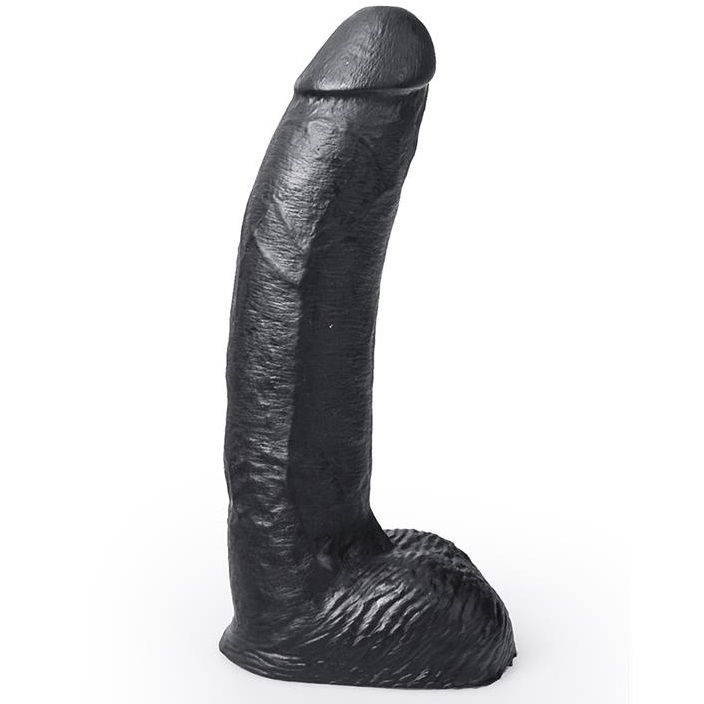 Imagen que nos facilita HUNG SYSTEM de su producto erótico HUNG SYSTEM - DILDO REALISTA COLOR NEGRO GEORGE 22 CM para nuestra categoría "JUGUETES BIENESTAR |Anal|Plugs Anales".