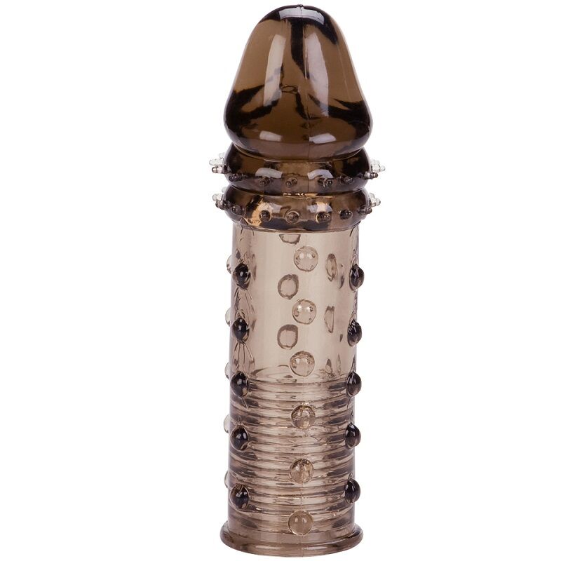 Imagen que nos facilita CALEXOTICS de su producto erótico CALEXOTICS - EXTENSION DE SILICONA PARA EL PENE NEGRO para nuestra categoría "JUGUETES BIENESTAR |Juguetes para Hombres|Accesorios para el pene|Fundas Pene con Extensión".