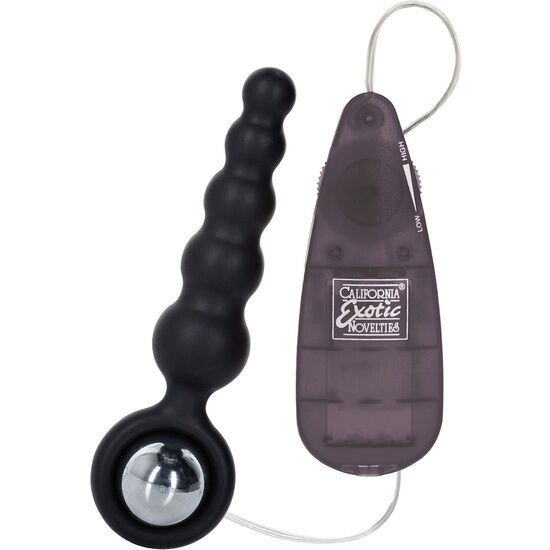 Imagen que nos facilita CALEXOTICS de su producto erótico CALEXOTICS - BOOTY CALL BOOTY SHAKER VIBRADOR ANAL NEGRO para nuestra categoría "JUGUETES BIENESTAR |Anal|Vibradores Anales".