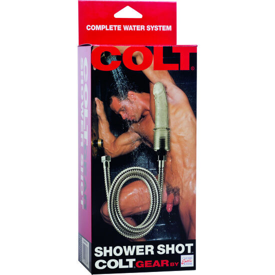 Imagen que nos facilita CALEXOTICS de su producto erótico CALEXOTICS - COLT DILDO DE DUCHA CON FORMA DE PENE para nuestra categoría "DROGUERÍA |Desinfección y Mantenimiento |Limpieza íntima".