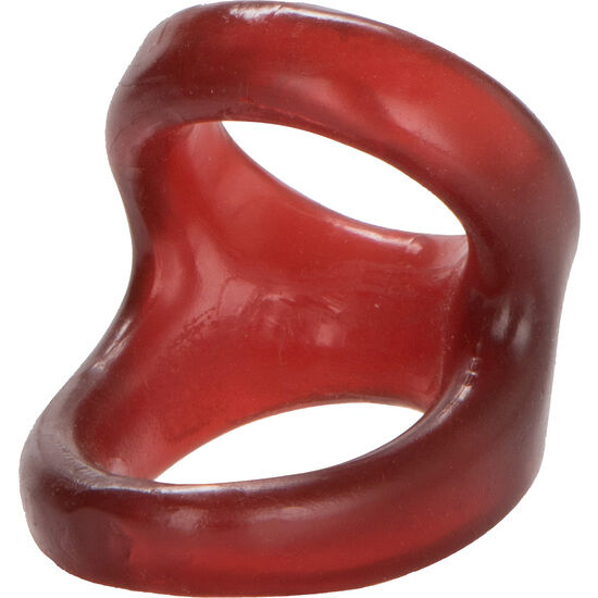 Imagen que nos facilita CALEXOTICS de su producto erótico CALEXOTICS - COLT ANILLO SNUG TUGGER ROJO para nuestra categoría "JUGUETES BIENESTAR |Juguetes para Hombres|Accesorios para el pene|Anillos Pene|Anillos sin vibración".