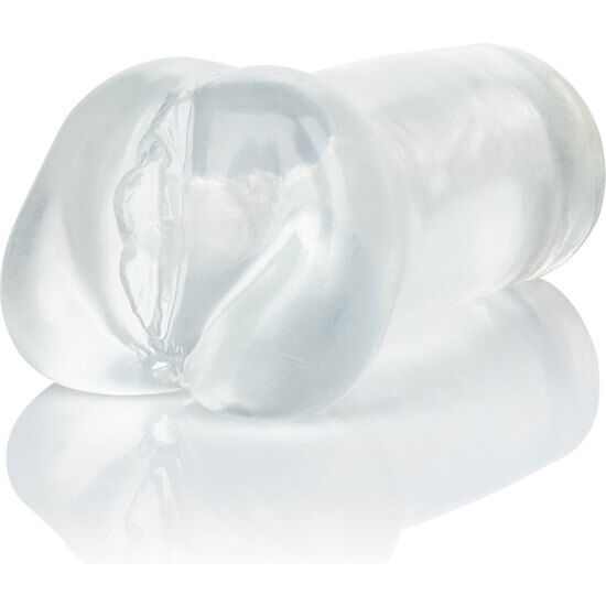 Imagen que nos facilita CALEXOTICS de su producto erótico CALEXOTICS - STROKE IT MASTURBADOR VAGINA TRASLÚCIDO para nuestra categoría "JUGUETES BIENESTAR |Juguetes para Hombres|Vaginas con vibración".