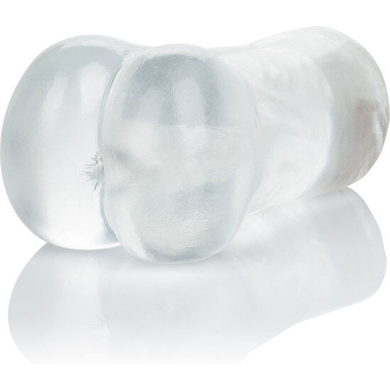 Imagen que nos facilita CALEXOTICS de su producto erótico CALEXOTICS - STROKE IT MASTURBADOR ANO TRASLÚCIDO para nuestra categoría "JUGUETES BIENESTAR |Juguetes para Hombres|Vaginas con vibración".