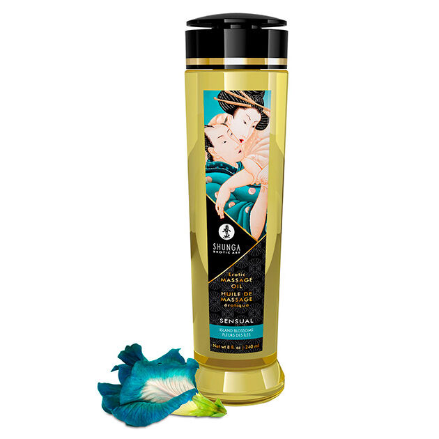 Imagen que nos facilita SHUNGA OILS de su producto erótico SHUNGA - ACEITE DE MASAJE ERÓTICO SENSUAL 240 ML para nuestra categoría "DROGUERÍA |Para Masajes|Aceites sin sabores".