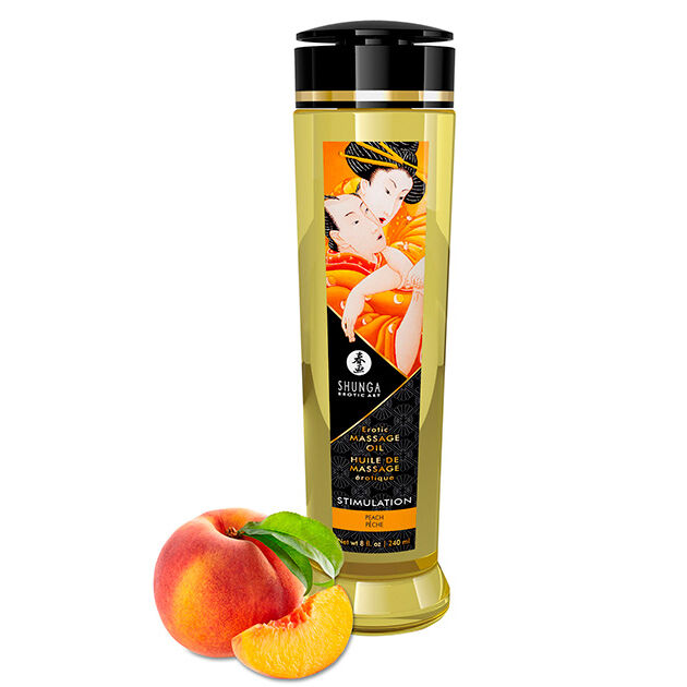 Imagen que nos facilita SHUNGA OILS de su producto erótico SHUNGA - ACEITE DE MASAJE ERÓTICO ESTIMULANTE 240 ML para nuestra categoría "DROGUERÍA |Para Masajes|Aceites con Sabores".