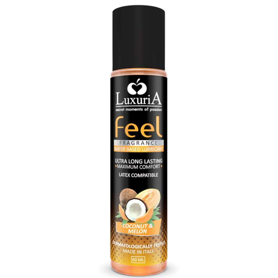 Imagen que nos facilita INTIMATELINE LUXURIA de su producto erótico INTIMATELINE - LUXURIA FEEL LUBRICANTE BASE AGUA COCO Y MELON 60 ML para nuestra categoría "DROGUERÍA |Lubricantes|Con deliciosos Sabores".