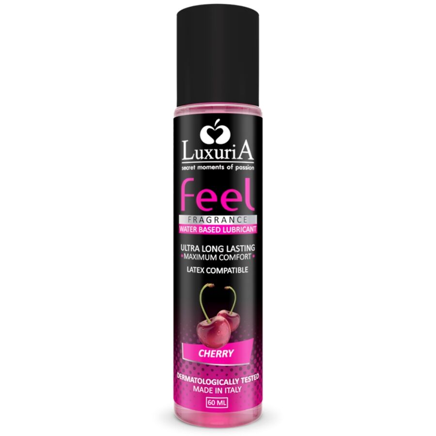 Imagen que nos facilita INTIMATELINE LUXURIA de su producto erótico INTIMATELINE - LUXURIA FEEL LUBRICANTE BASE AGUA CEREZA 60 ML para nuestra categoría "DROGUERÍA |Lubricantes|Con deliciosos Sabores".