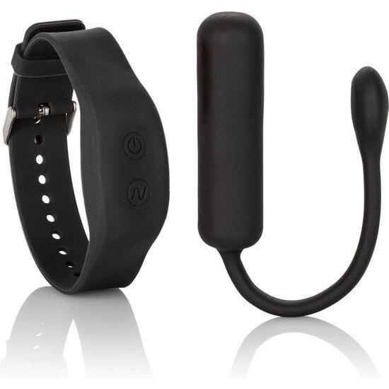 Imagen que nos facilita CALEXOTICS de su producto erótico CALEXOTICS - BALA VIBRADORA PEQUEÑA CON PULSERA DE CONTROL para nuestra categoría "JUGUETES BIENESTAR |Vibradores|Vibradores control remoto".