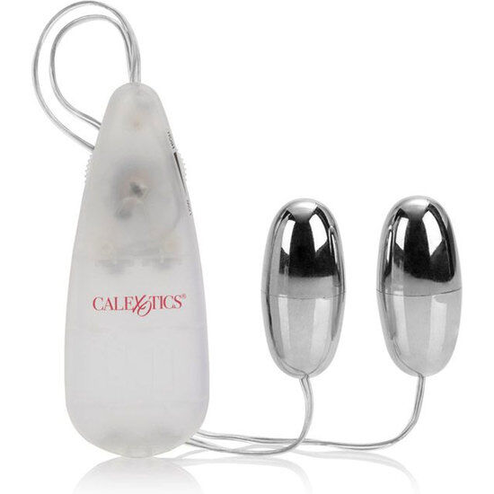 Imagen que nos facilita CALEXOTICS de su producto erótico CALEXOTICS - BALAS VIBRADORAS PLATEADAS DUO para nuestra categoría "JUGUETES BIENESTAR |Juguetes para Mujeres|Estimuladores".