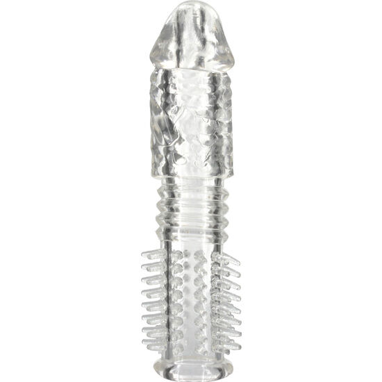 Imagen que nos facilita SEVEN CREATIONS de su producto erótico SEVEN CREATIONS - FUNDA PARA EL PENE SILICONA TEXTURIZADA para nuestra categoría "JUGUETES BIENESTAR |Juguetes para Hombres|Accesorios para el pene|Fundas Pene sin extensión".