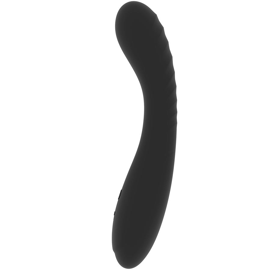 Imagen que nos facilita RITHUAL de su producto erótico RITUAL KRIYA ESTIMULAODR PUNTO-G RECARGABLE NEGRO para nuestra categoría "JUGUETES BIENESTAR |Vibradores|Vibradores Clasicos anales o vaginales".