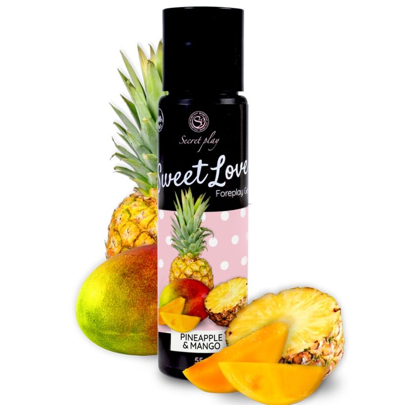 Imagen que nos facilita SECRETPLAY COSMETIC de su producto erótico SECRETPLAY - MANGO & PINEAPPLE GEL SWEET LOVE 60 ML para nuestra categoría "DROGUERÍA |Lubricantes|Con deliciosos Sabores".