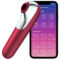 Imagen que nos facilita SATISFYER CONNECT de su producto erótico SATISFYER - DUAL LOVE VIBRADOR Y SUCCIONADOR CON AIRE PULSADO ROJO para nuestra categoría "JUGUETES BIENESTAR |Vibradores|Vibradores con APP".