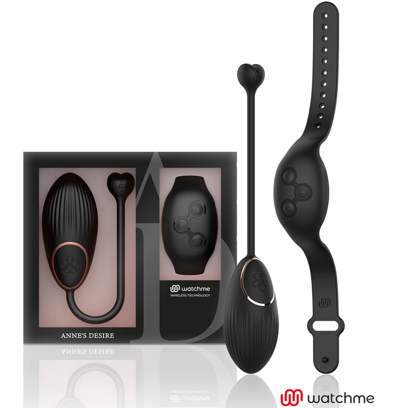 Imagen que nos facilita ANNE´S DESIRE de su producto erótico ANNE'S DESIRE - HUEVO CONTROL REMOTO TECNOLOGÍA WATCHME NEGRO para nuestra categoría "JUGUETES BIENESTAR |Vibradores|Vibradores control remoto".