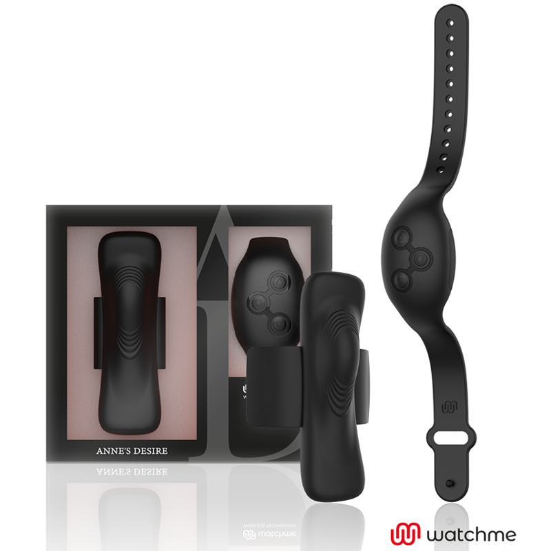 Imagen que nos facilita ANNE´S DESIRE de su producto erótico ANNE'S DESIRE - PANTY PLEASURE TECNOLOGÍA WATCHME NEGRO para nuestra categoría "JUGUETES BIENESTAR |Vibradores|Vibradores control remoto".
