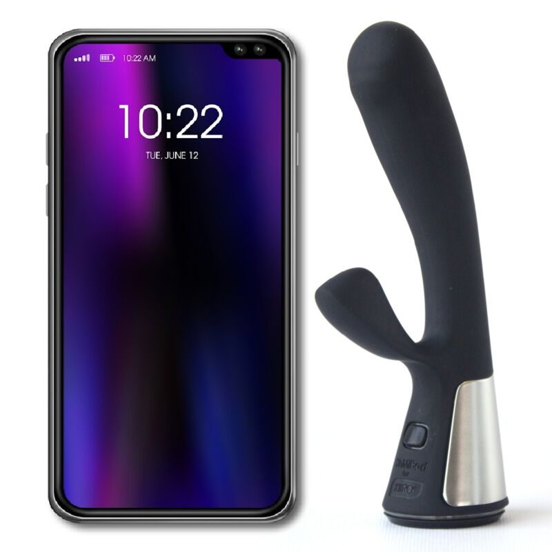 Imagen que nos facilita KIIROO de su producto erótico KIIROO - OHMIBOD FUSE APP REMOTE CONTROL NEGRO para nuestra categoría "JUGUETES BIENESTAR |Vibradores|Vibradores control remoto".