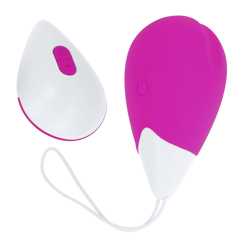 Imagen que nos facilita OHMAMA STIMULATING de su producto erótico OHMAMA - HUEVO VIBRADOR 10 MODOS LILA Y BLANCO para nuestra categoría "JUGUETES BIENESTAR |Vibradores|Vibradores control remoto".