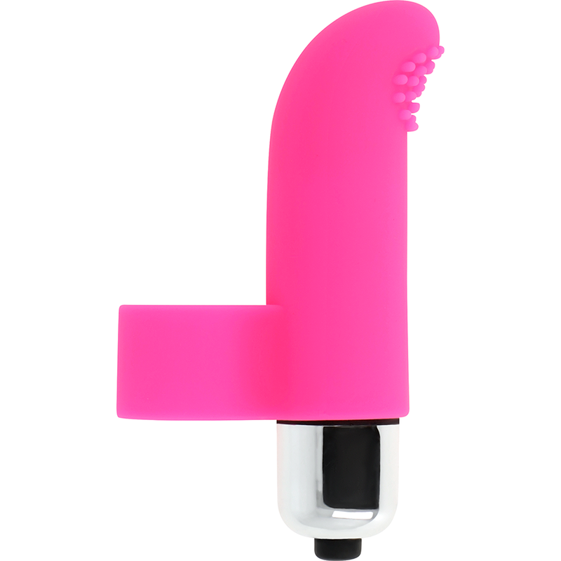 Imagen que nos facilita OHMAMA de su producto erótico OHMAMA - DEDAL VIBRADOR TEXTURADO 8 CM para nuestra categoría "JUGUETES BIENESTAR |Vibradores|Vibradores Dedo".