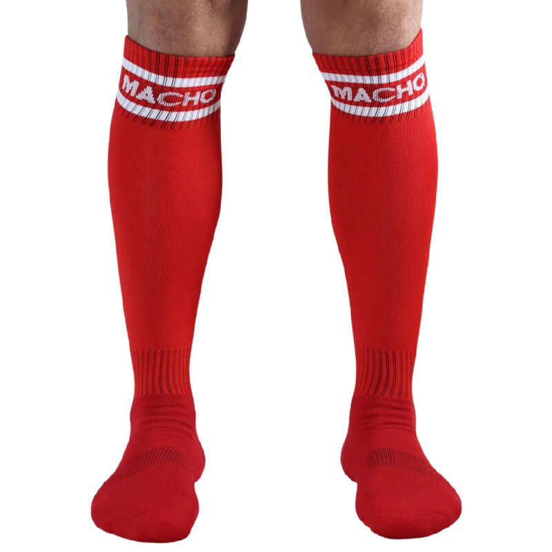 Imagen que nos facilita MACHO UNDERWEAR de su producto erótico MACHO - CALCETINES LARGOS TALLA ÚNICA ROJO para nuestra categoría "MODA & LENCERÍA|Lencería Hombre|Calcetines".