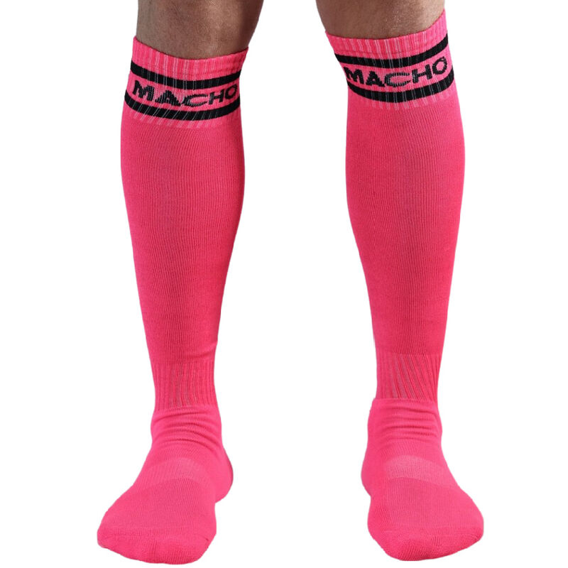 Imagen que nos facilita MACHO UNDERWEAR de su producto erótico MACHO - CALCETINES LARGOS TALLA ÚNICA ROSA para nuestra categoría "MODA & LENCERÍA|Lencería Hombre|Calcetines".