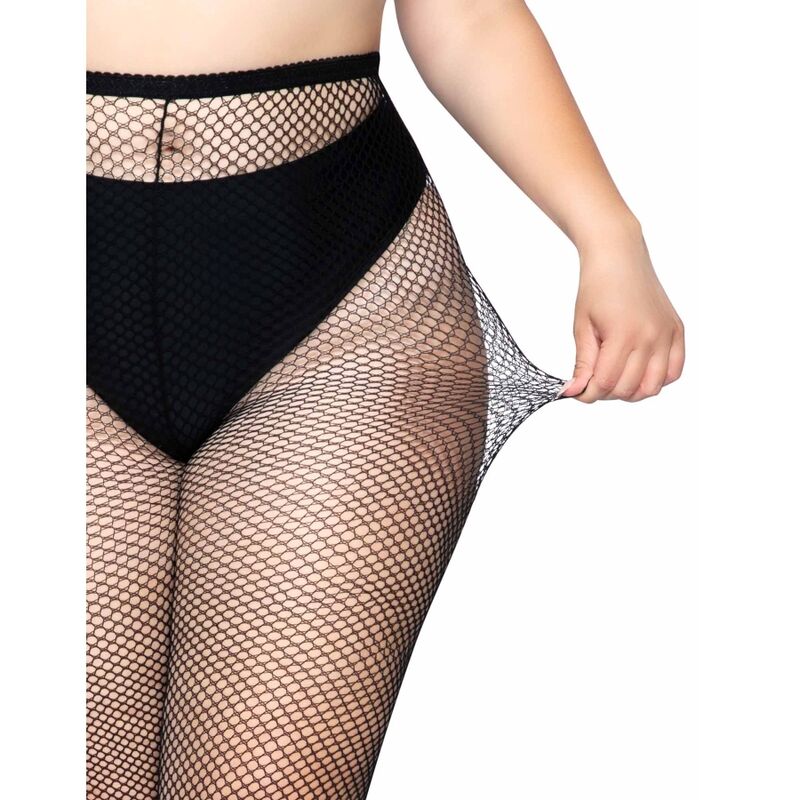 Imagen que nos facilita LEG AVENUE HOSIERY de su producto erótico LEG AVENUE - MEDIAS EN RED TALLA GRANDE para nuestra categoría "MODA & LENCERÍA|Lencería Mujer|Lencería Sexy|Medias".