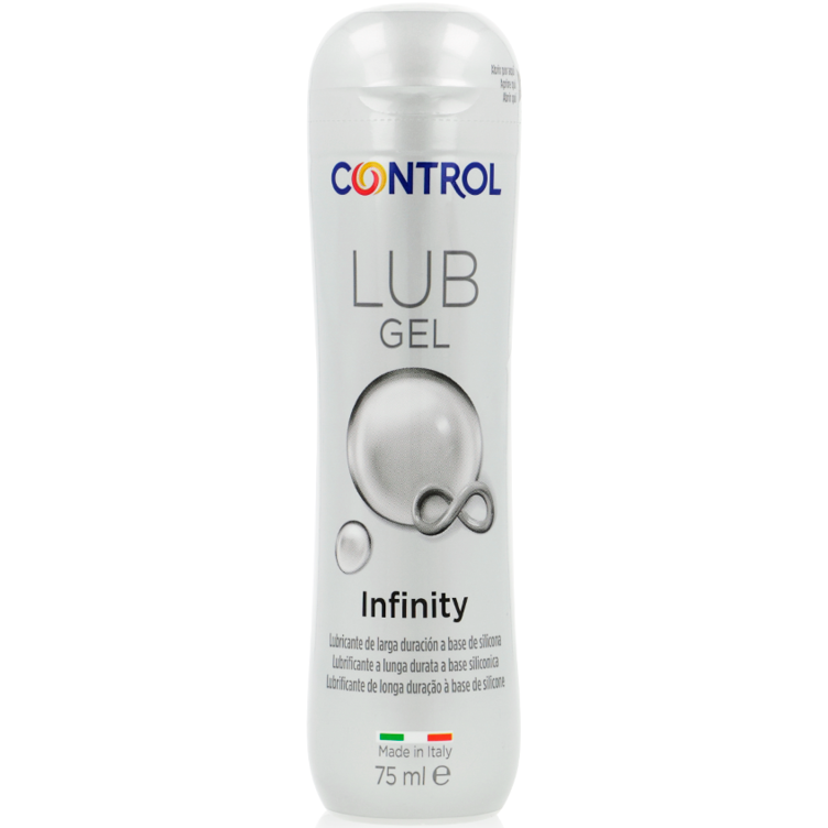Imagen que nos facilita CONTROL LUBES de su producto erótico CONTROL - INFINITY LUBRICANTE BASE SILICONA 75 ML para nuestra categoría "DROGUERÍA |Lubricantes|Base Silicona".