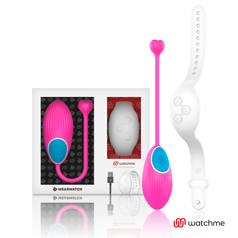 Imagen que nos facilita WEARWATCH de su producto erótico WEARWATCH - HUEVO CONTROL REMOTO TECHNOLOGY WATCHME FUCSIA / NIVEO para nuestra categoría "JUGUETES BIENESTAR |Vibradores|Vibradores control remoto".
